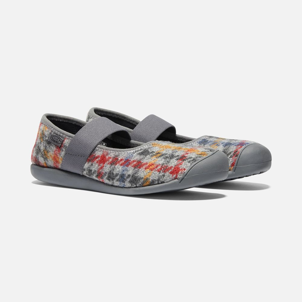 Zapatos Marca Keen Mexico Multicolor - Mujer Sienna Plaid Mary Jane - AF4912705